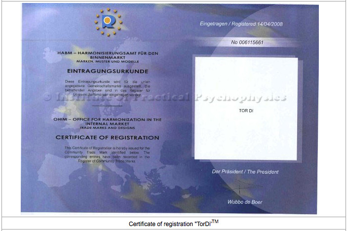 Certificat TorDi